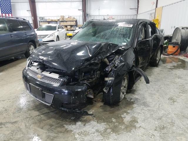 2G1WA5E33E1163155 - 2014 CHEVROLET IMPALA LIM LS BLACK photo 2