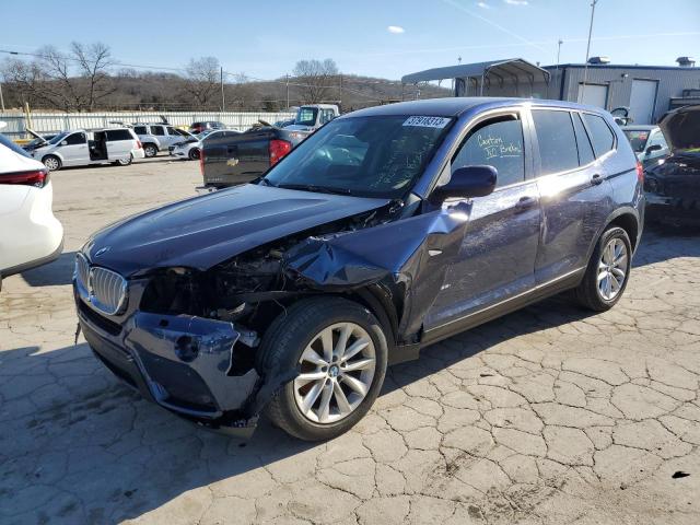 5UXWX9C57E0D37114 - 2014 BMW X3 XDRIVE28I BLUE photo 1