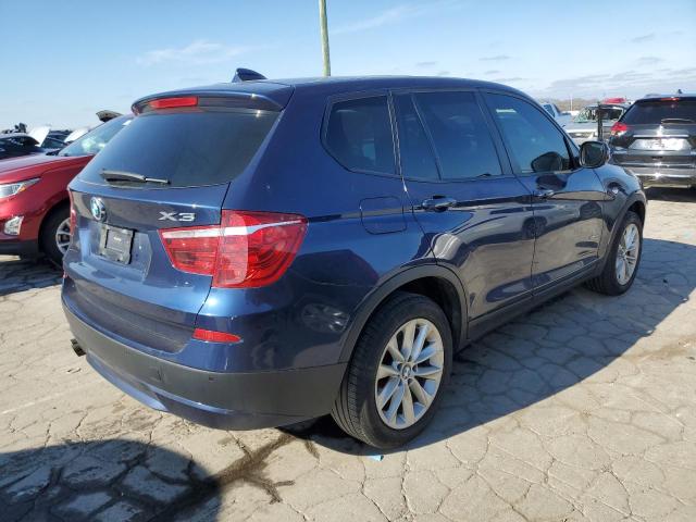 5UXWX9C57E0D37114 - 2014 BMW X3 XDRIVE28I BLUE photo 3