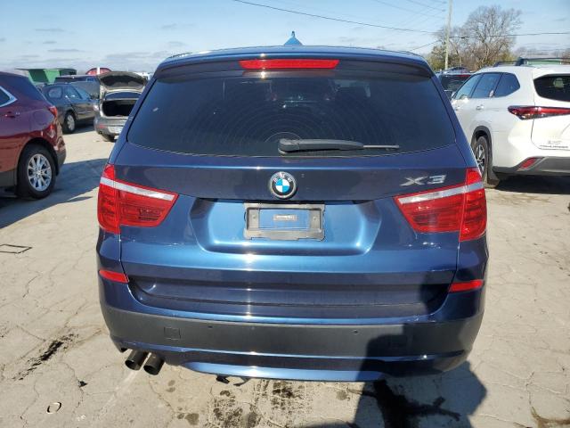 5UXWX9C57E0D37114 - 2014 BMW X3 XDRIVE28I BLUE photo 6