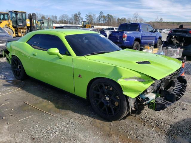 2C3CDZFJ1FH877689 - 2015 DODGE CHALLENGER R/T SCAT PACK GREEN photo 4