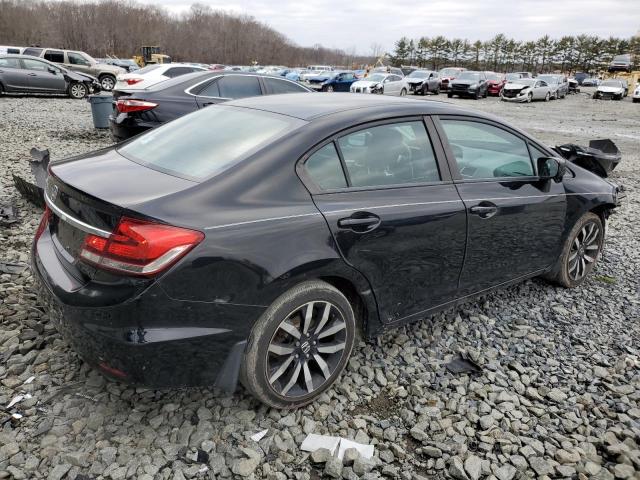 19XFB2F95FE225245 - 2015 HONDA CIVIC EXL შავი ფოტო 3