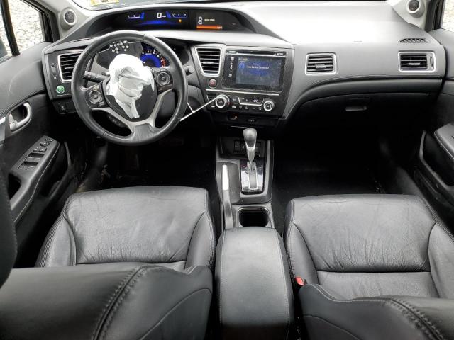 19XFB2F95FE225245 - 2015 HONDA CIVIC EXL შავი ფოტო 8