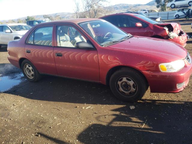 1NXBR12E72Z606996 - 2002 TOYOTA COROLLA CE BURGUNDY photo 4