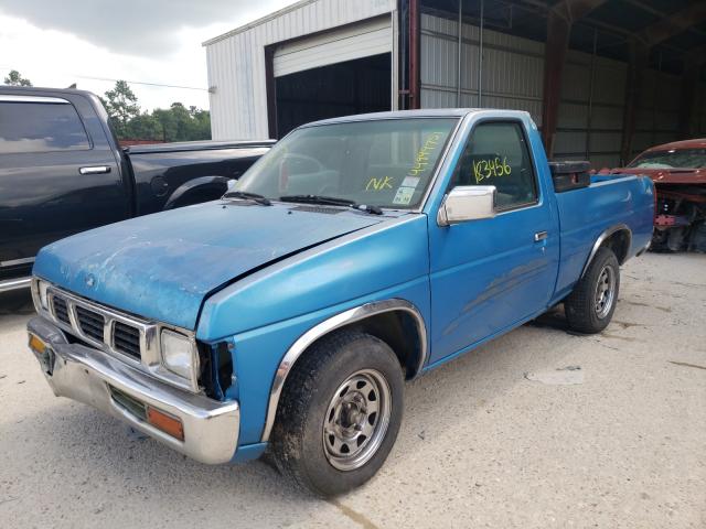 1N6SD11S5SC461602 - 1995 NISSAN TRUCK E/XE BLUE photo 2