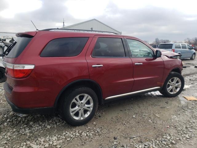 1C4RDJDG4DC664654 - 2013 DODGE DURANGO CREW RED photo 3