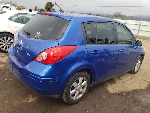 3N1BC13E49L407447 - 2009 NISSAN VERSA S BLUE photo 3