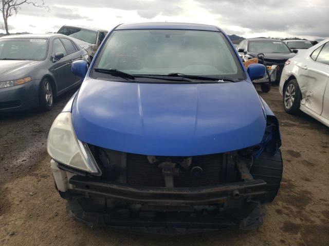 3N1BC13E49L407447 - 2009 NISSAN VERSA S BLUE photo 5