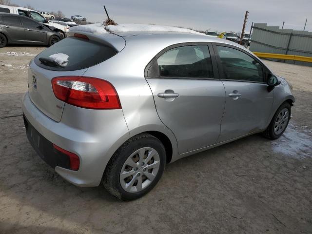 KNADM5A37G6645115 - 2016 KIA RIO LX SILVER photo 3