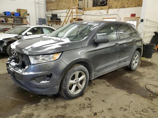 2FMTK4G98FBB92225 - 2015 FORD EDGE SE GRAY photo 1