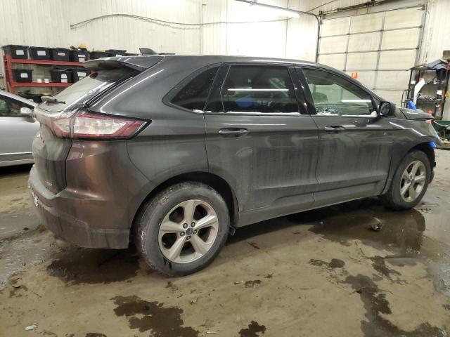 2FMTK4G98FBB92225 - 2015 FORD EDGE SE GRAY photo 3