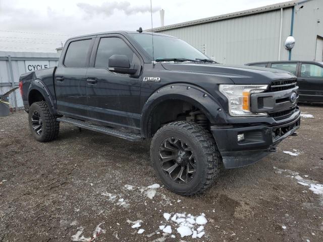 1FTEW1EGXJFD63694 - 2018 FORD F150 SUPERCREW BLACK photo 4