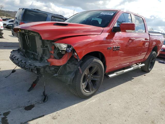 1C6RR7MT1JS190219 - 2018 RAM 1500 SPORT RED photo 1