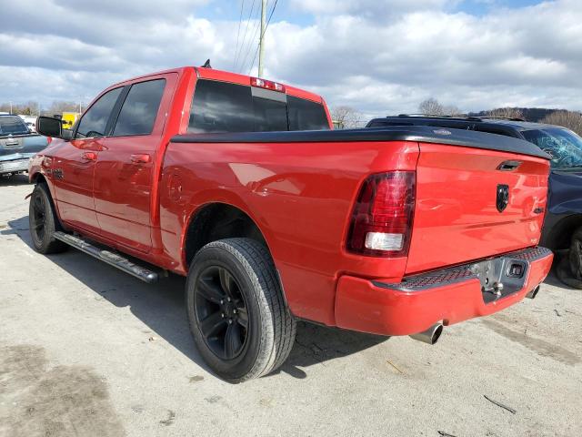 1C6RR7MT1JS190219 - 2018 RAM 1500 SPORT RED photo 2