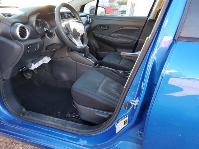 3N1CN8DV6ML853727 - 2021 NISSAN VERSA S BLUE photo 7