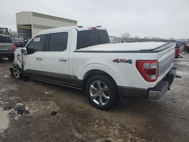 1FTFW1ED9NFA63029 - 2022 FORD F150 SUPERCREW WHITE photo 2