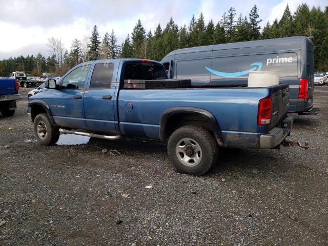 3D7KS28C35G707258 - 2005 DODGE RAM 2500 ST BLUE photo 2