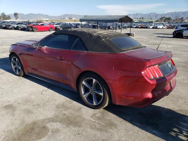 1FATP8EM3F5327061 - 2015 FORD MUSTANG RED photo 2