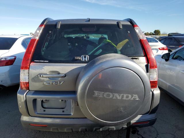 JHLRD78995C064117 - 2005 HONDA CR-V SE GRAY photo 6