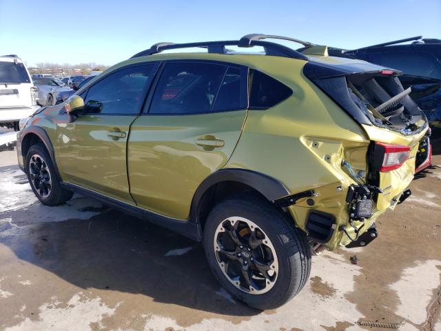 JF2GTAEC8MH657684 - 2021 SUBARU CROSSTREK PREMIUM GREEN photo 2