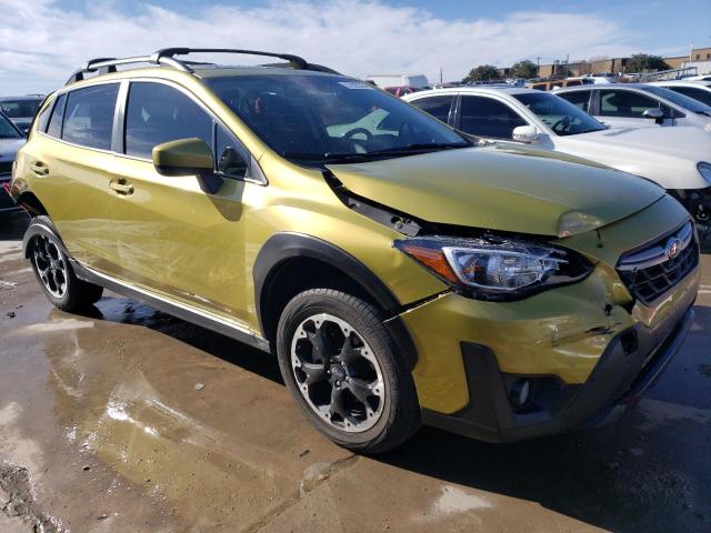 JF2GTAEC8MH657684 - 2021 SUBARU CROSSTREK PREMIUM GREEN photo 4