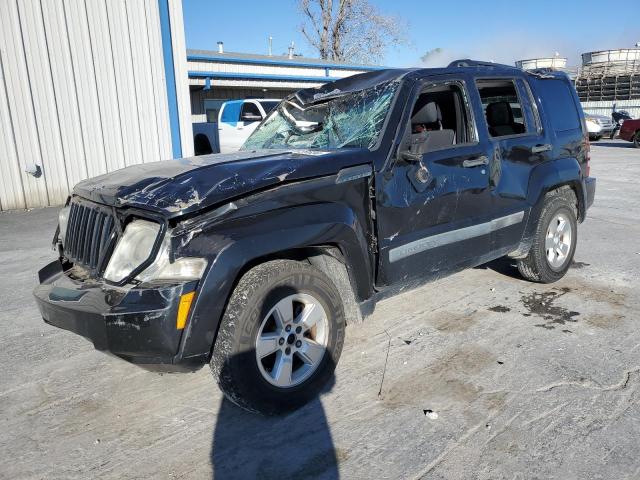 1J4PN2GKXAW170393 - 2010 JEEP LIBERTY SPORT BLACK photo 1