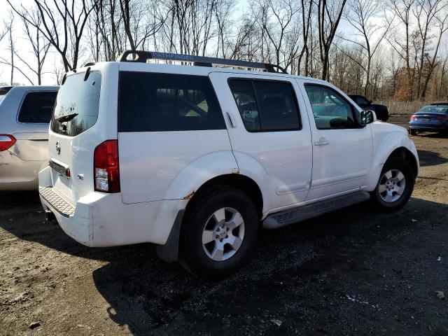 5N1AR18W25C712794 - 2005 NISSAN PATHFINDER LE WHITE photo 3