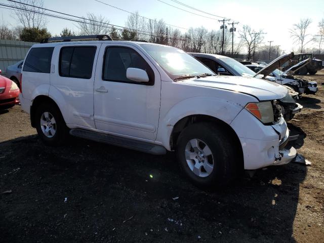 5N1AR18W25C712794 - 2005 NISSAN PATHFINDER LE WHITE photo 4