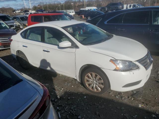 3N1AB7AP2DL794644 - 2013 NISSAN SENTRA S WHITE photo 4