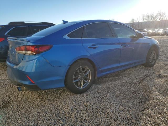 5NPE24AF3JH627371 - 2018 HYUNDAI SONATA SE BLUE photo 3