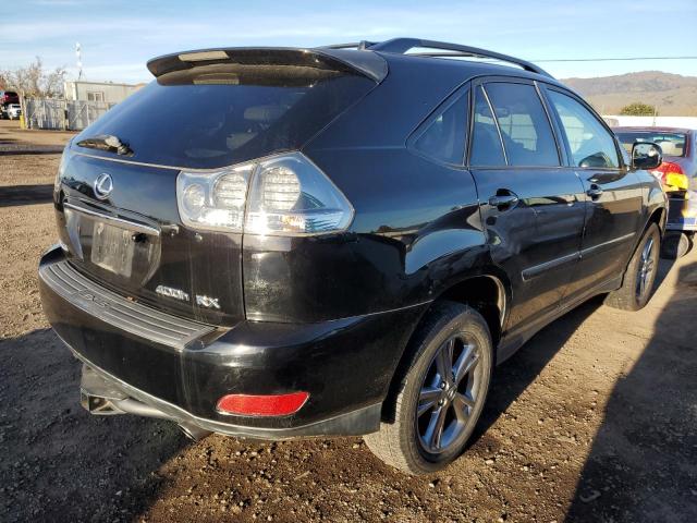 JTJGW31U760004391 - 2006 LEXUS RX 400 BLACK photo 3