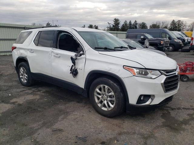 1GNEVHKW9MJ205203 - 2021 CHEVROLET TRAVERSE LT WHITE photo 4