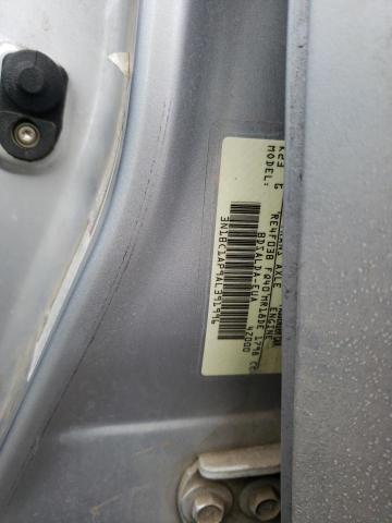 3N1BC1AP9AL391996 - 2010 NISSAN VERSA S SILVER photo 12