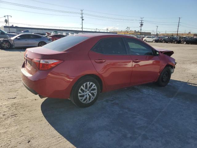 5YFBURHEXHP610524 - 2017 TOYOTA COROLLA L RED photo 3