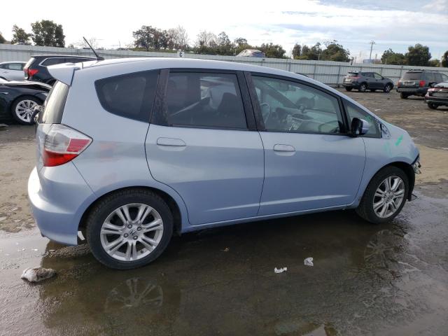 JHMGE87459S059942 - 2009 HONDA FIT SPORT BLUE photo 3