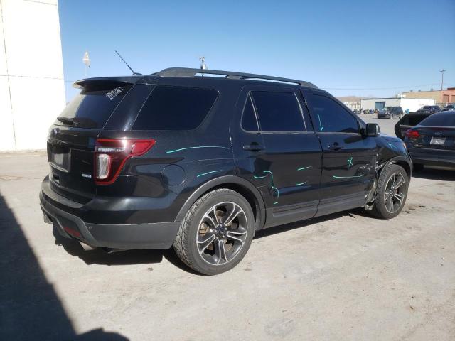 1FM5K8GT2FGA02908 - 2015 FORD EXPLORER SPORT BLACK photo 3