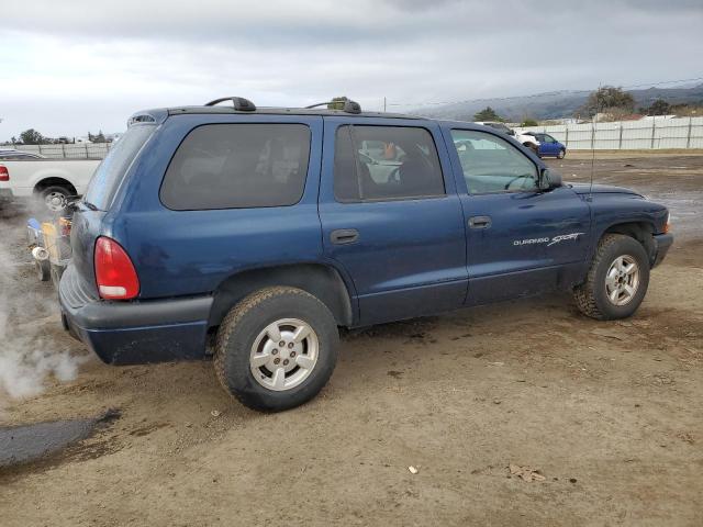 1B4HR28N31F620308 - 2001 DODGE DURANGO BLUE photo 3