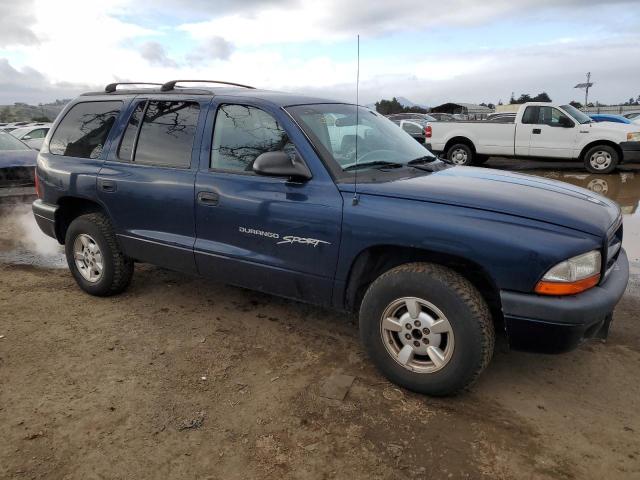 1B4HR28N31F620308 - 2001 DODGE DURANGO BLUE photo 4