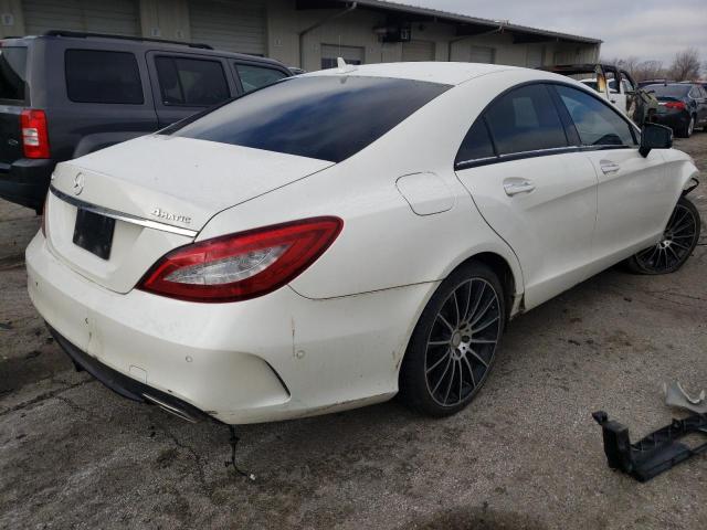 WDDLJ9BB9HA195184 - 2017 MERCEDES-BENZ CLS 550 4MATIC WHITE photo 3