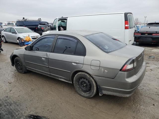 2HGES165X4H623136 - 2004 HONDA CIVIC LX SILVER photo 2