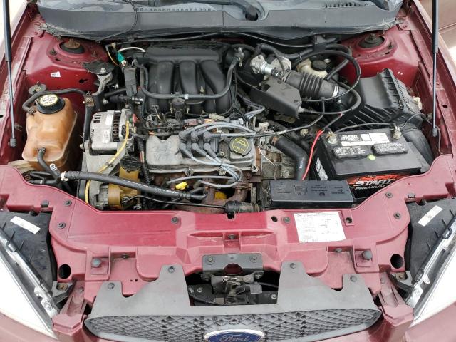 1FAHP53U65A184541 - 2005 FORD TAURUS SE BURGUNDY photo 11