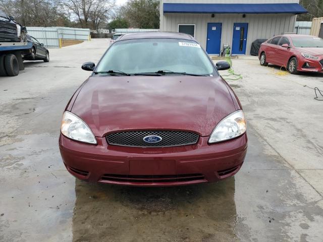 1FAHP53U65A184541 - 2005 FORD TAURUS SE BURGUNDY photo 5