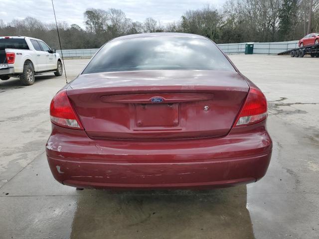 1FAHP53U65A184541 - 2005 FORD TAURUS SE BURGUNDY photo 6