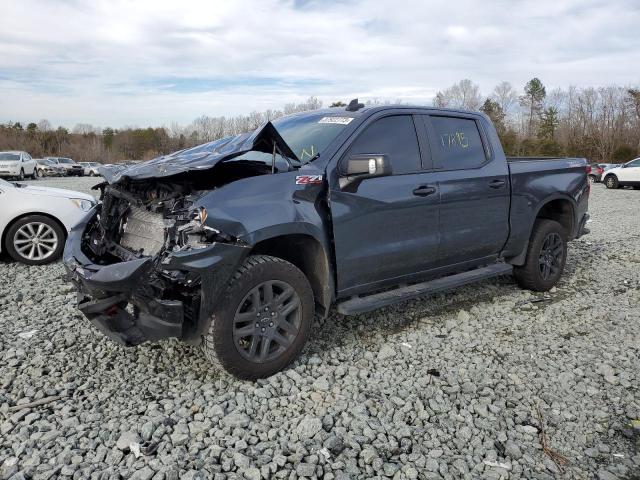 1GCPYFEL5NZ201697 - 2022 CHEVROLET SILVERADO K1500 LT TRAIL BOSS GRAY photo 1