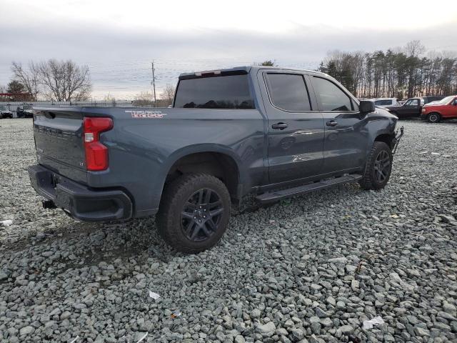 1GCPYFEL5NZ201697 - 2022 CHEVROLET SILVERADO K1500 LT TRAIL BOSS GRAY photo 3