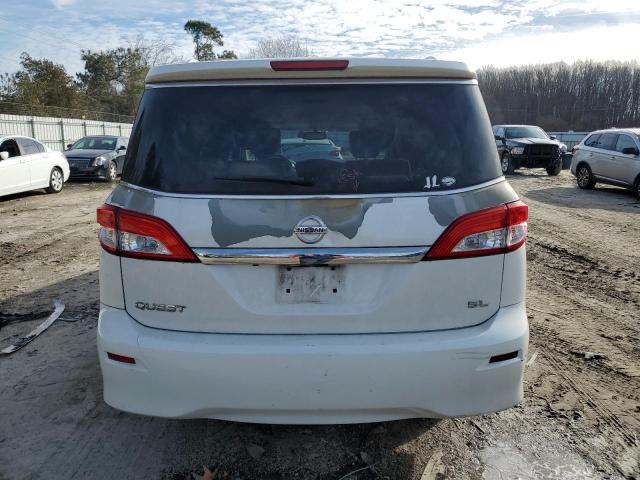 JN8AE2KPXD9065181 - 2013 NISSAN QUEST S WHITE photo 6