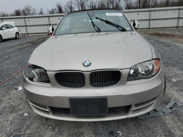 WBAUL7C59BVM80535 - 2011 BMW 128 I SILVER photo 5