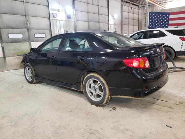 2T1BU4EE7AC456223 - 2010 TOYOTA COROLLA BASE BLACK photo 2