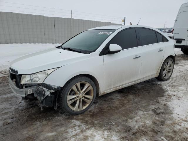 1G1PH5S97B7210016 - 2011 CHEVROLET CRUZE LTZ WHITE photo 1