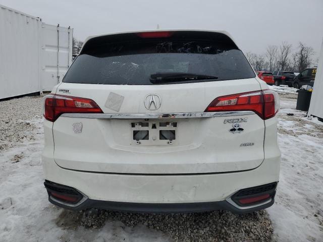 5J8TB4H39GL002787 - 2016 ACURA RDX WHITE photo 6